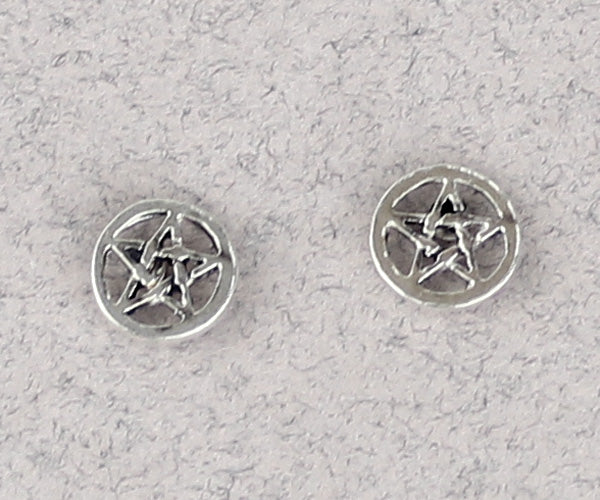 Pentagram sale earrings studs