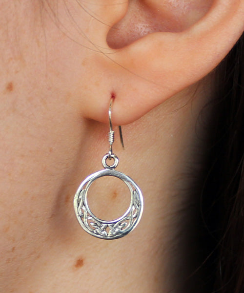 Filigree hoop clearance earrings