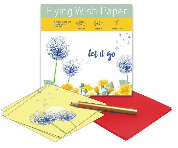 FLYING WISH PAPER - Light it, Watch it Fly, Wish Paper - 5 x 5 - Mini Kit