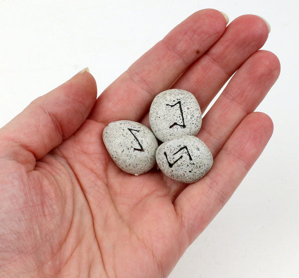 Rune Stone Set - Ceramic