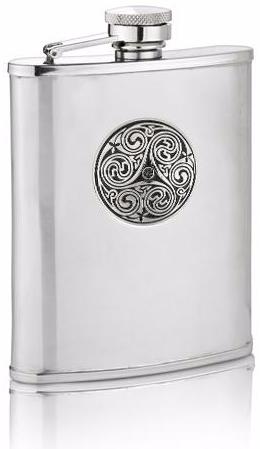 Triple Swirl Hip Flask - DragonSpace Gift Shop